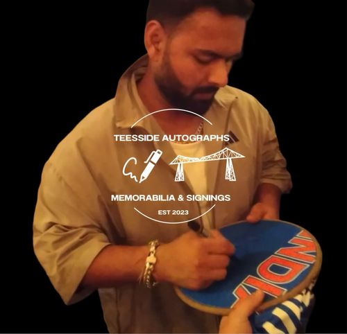 Rishabh Pant India Cricket Hand Signed Shirt  — image 2