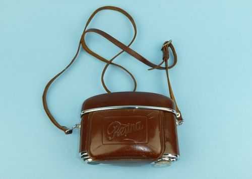 1957 Kodak Retina IIIc (Type 021 II) rangefinder outfit. Cased with three lenses — image 24