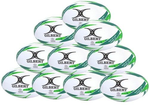 Gilbert  Rugby G-TR6000 Training Ball (Pack of 10)  Size 4 - Free P&P