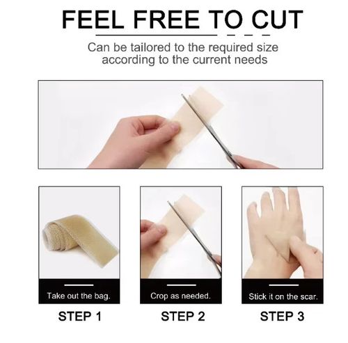 Elaimei Silicone Scar Sheet MEDICAL GRADE Scar Removal Silicone Tape Treatment — image 2