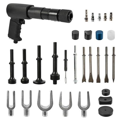 Multifunctional Pneumatic Air Hammer 90 PSl Vibration Impact Tool Chisel All Kit