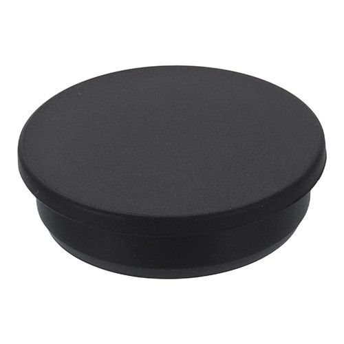 Black Silicone Hole Plugs Round Rubber Stopper Pipe End Caps for 50mm/1.97" Hole