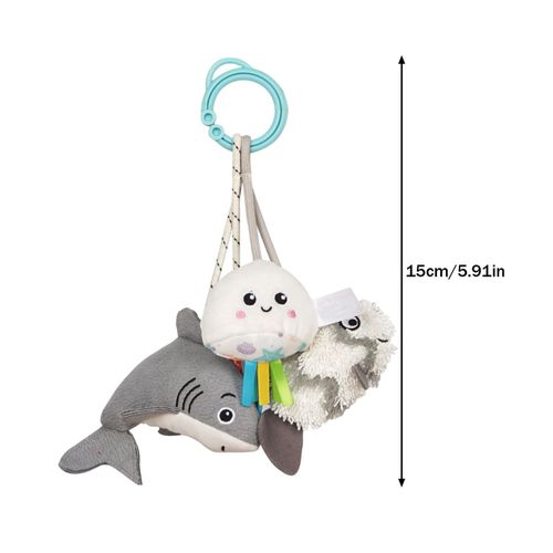 Baby Sensory Rattle Toys 0-6 Months Stroller Plush Hanging Teethers Ring Gift UK — image 6
