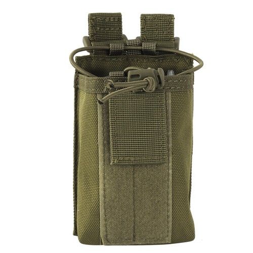 Tactical Radio Pouch Walkie Talkie Carry Bag Case Molle Nylon Belt Holder Bags