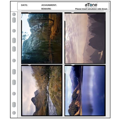50x Acid-Free 4x5 B&W Film Photo Archival Storage Sheets Pages Slide Protector — image 5
