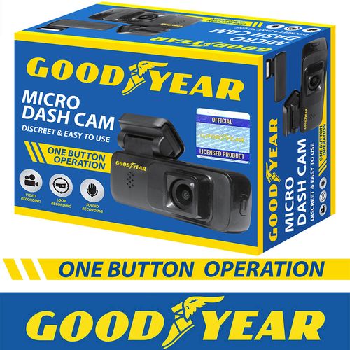 Goodyear Car HD Micro Dash Cam One Button Plug & Play Camera Video Recorder DVR — image 12