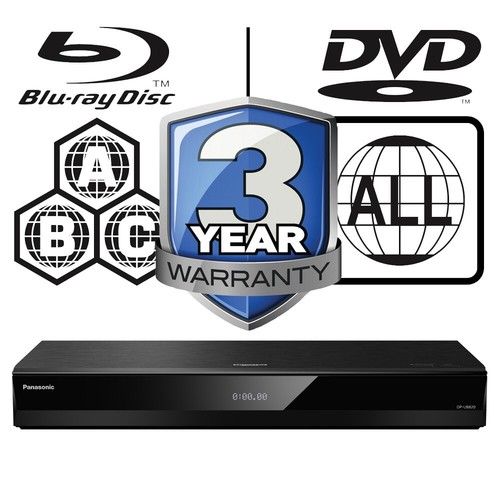 Panasonic Blu-ray Player DP-UB820 All Zone Code Free MultiRegion Native 4K UHD