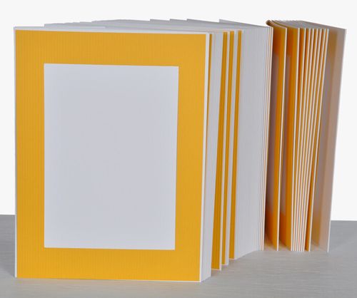 Picture Folder/Leporello for 50 Photos 13x18 - Yellow on White Basic - CG130 — image 3