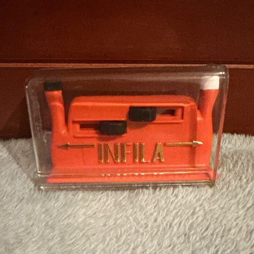 Infila Automatic Needle Threader Orange Sewing Tool with Clear Case