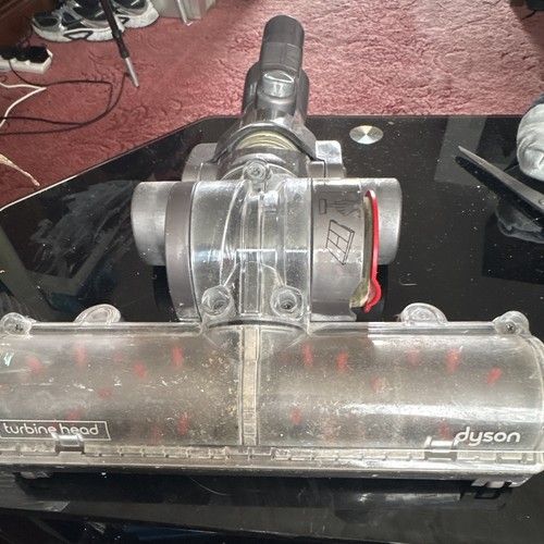 Dyson Vacuum Cleaner Turbine Head Floor Tool Brush Attachment Grey/Clear