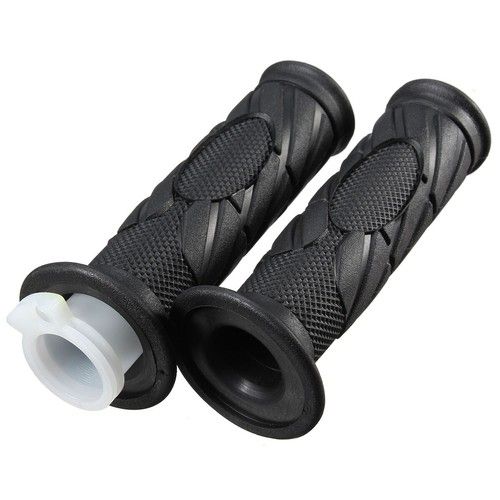 Universal Motorcycle Motorbike Rubbers Handlebar Handle bar Grips 22mm 7/8" UK