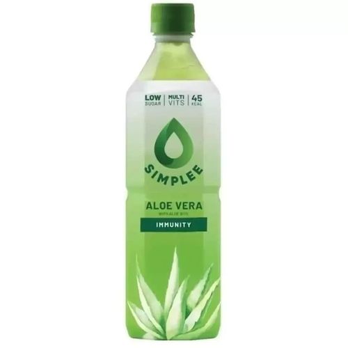 Simplee Aloe Aloe Vera Drink Juice With Bits Low Sugar Bottles Pack 12 x 500ml — image 3