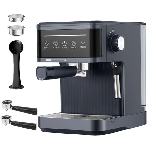 20 Bar Espresso Machine Milk Frother 1350W Coffee Maker Latte 1.8L Ground Coffee — image 7