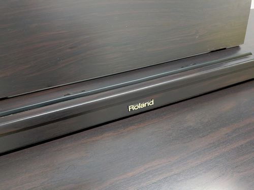 Roland HP103e digital piano and stool in dark rosewood finish stock number 26392 — image 4