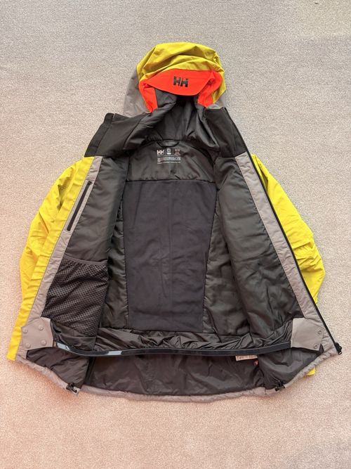 Helly Hansen ULLR Helly Tech Hooded Insulated RECCO Ski Jacket Yellow M — image 8