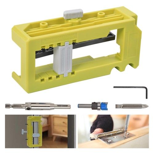 Door Hinge Jig Mortiser Hinge Installation Kit Hinge Router Template For 3"-5"