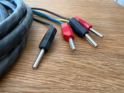 SPLIT PLUG SPLIT FINGER RELAY TEST LEADS REYROLLE SOLKOR HV TEST EQUIPMENT — image 3