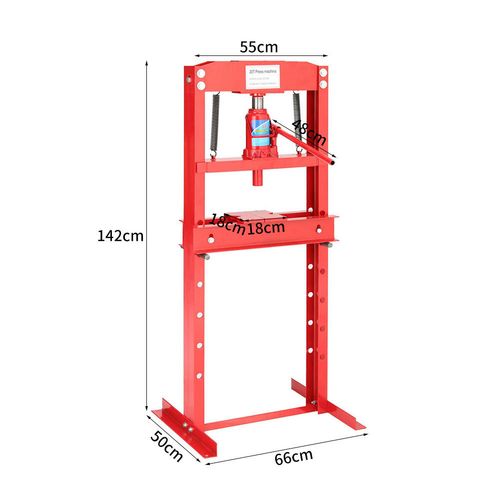 Hydraulic Bench Press 20 Ton Heavy Workshop Garage Car Bearing Heavy Duty Tools — image 11