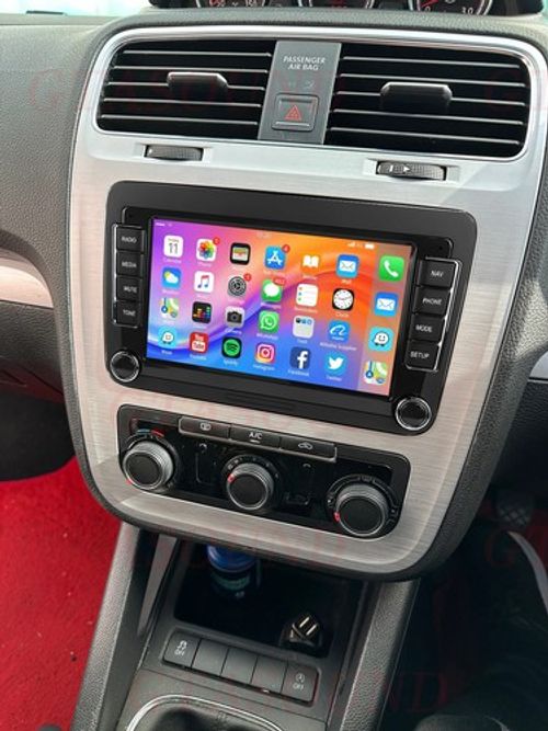 For VW SCIROCCO 2008-2017 Apple Carplay Car Stereo Radio Android 15 GPS FM WiFi