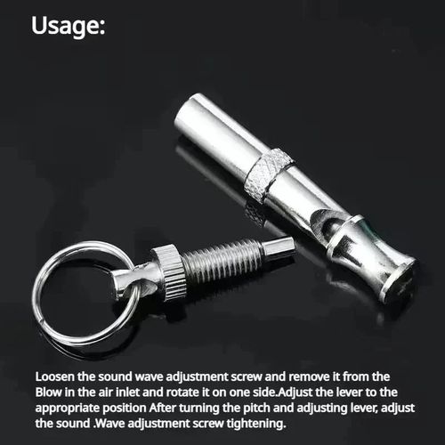 Ancol Variable Frequency Professional Dog Puppy Training Pitch Whistle Key Ring — image 6