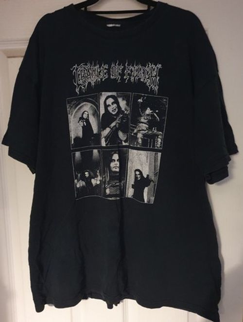 Cradle of Filth XL Vintage T-Shirt AS PICTURED Death Metal Band