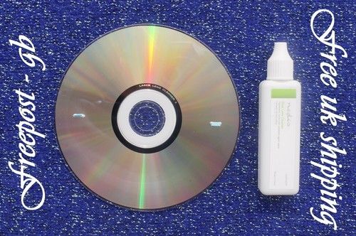 SUPER  DVD & BLU-RAY WET OR DRY LASER / LENS CLEANER / CLEANING DISC WITH FLUID