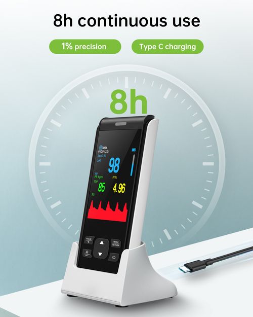 Handheld Pulse Oximeter SpO2 Blood Oxygen Finger Heart Rate Monitor for Home Use — image 7