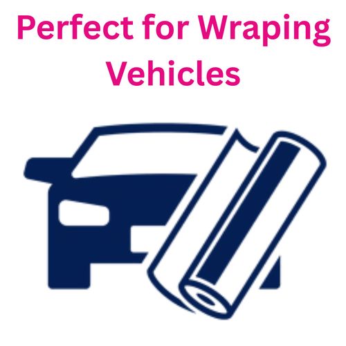 Black Sticky Back Wrap Vinyl Self Adhesive MATT 7 Years Durability Waterproof — image 3