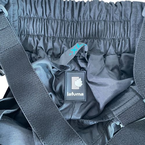 Vintage Lafuma Climaway Waterproof Ski Bib Pants Mens XL Black Pockets — image 12