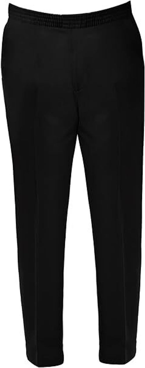 BOYS STURDY FIT ALL AROUND FULL ELASTICATED,GENEROUS FIT SCHOOL PULL UP TROUSERS — image 2