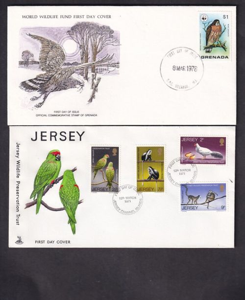 Thematic Subject Lot Collection covers & cards BIRDS x10 — image 3
