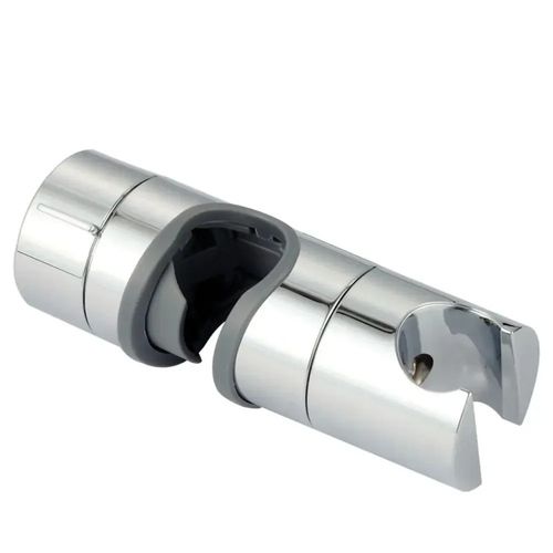 Universal Adjustable Shower Head Holder 18–25mm Chrome Shower Rail Bracket — image 8