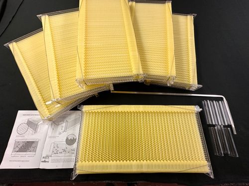 7 Frame  Beehive Self Auto Flow Honey Bee Frame Kit Langstroth, New Day Delivery — image 1
