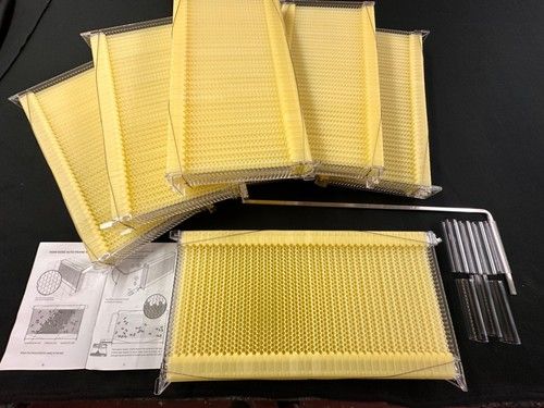 7 Frame  Beehive Self Auto Flow Honey Bee Frame Kit Langstroth, New Day Delivery