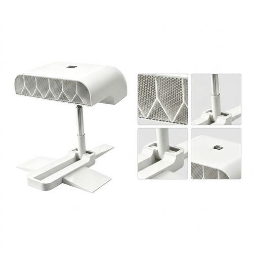 5-Speed Under-Sheet Airflow Fan Remote Control 16hr Timer Adjustable Height — image 1