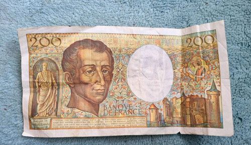 Banque de France 200 Francs France 1990 Banknote Paper Note 1pc Ungraded