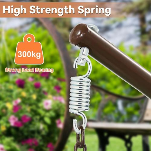 Hammock Chair Hanging Kit, 1 Set Egg Chair Heavy Duty Hammock Spring Kit with Pi — image 7