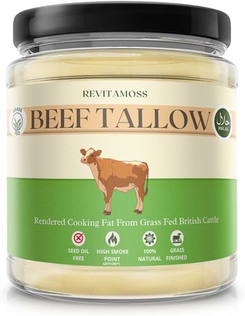 PURE GRASS FED BEEF TALLOW 100% TRADITIONAL BRITISH BEEF FAT HALAL TALLOW 