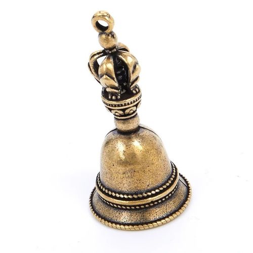 Brass Handle Loud Hand Bell Small Hand Bell for Weddings, School Classroom Game — image 2