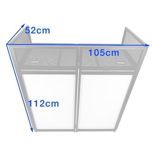 Gorilla Compact Foldable Bedroom Home DJ Equipment Deck Stand Table Booth — image 6