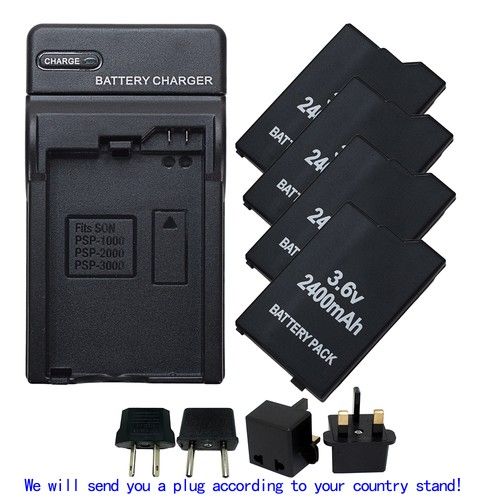 PSP-110 Battery or wall charger for PSP Portable Playstation PSP 3000 3001 3002