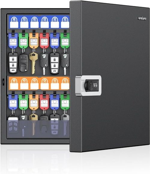 48 Keys Key Lock Box, Wall Mount Key Box, Key Cabinet, Car Key Organizer with Wr