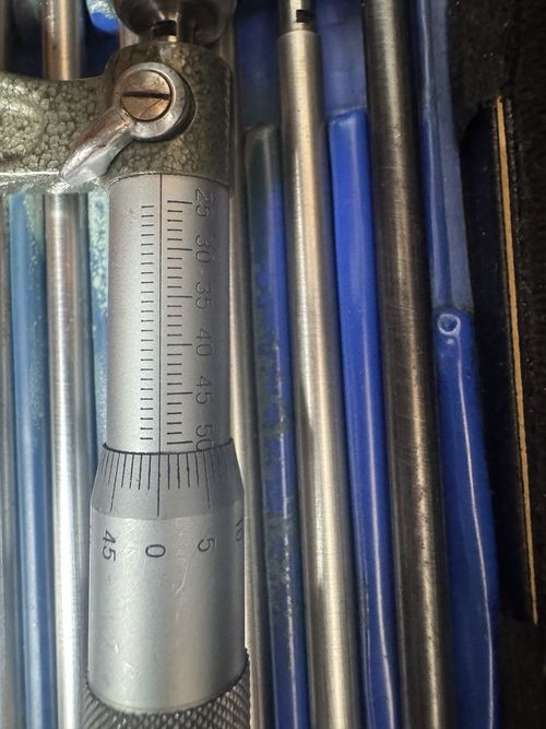 Moore & Wright Analogue inside Micrometer Set in Case 50-310mm mint condition — image 3
