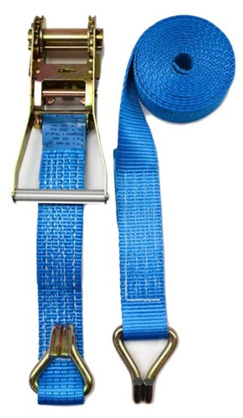 10xNew Ratchet Straps With Claw Hook Heavy Duty LOAD STRAP COMMERCIAL 5T x 8 MTR