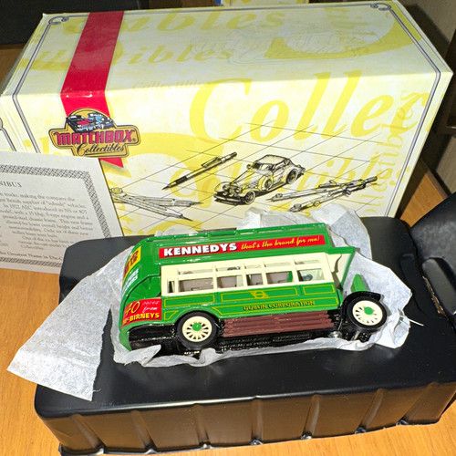 Matchbox 1922 AEC Omnibus Die-Cast Bus Model, Dublin Corporation Eire 3 5m