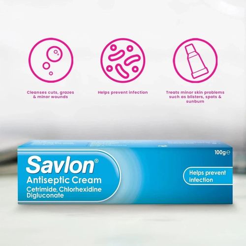 3x Savlon Antiseptic Cream - Cuts, Insect Bites, Nappy Rash, Sunburn — image 2