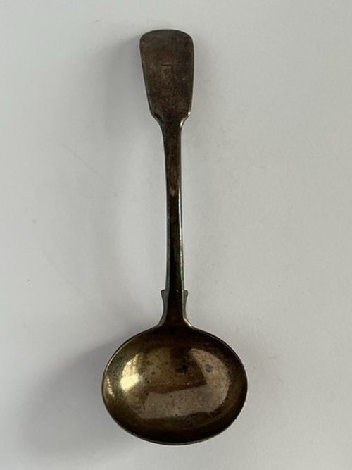 William IV Sterling Silver 1 Soup Ladle Fiddle Back WC-WILLIAM CHAWER II 1830