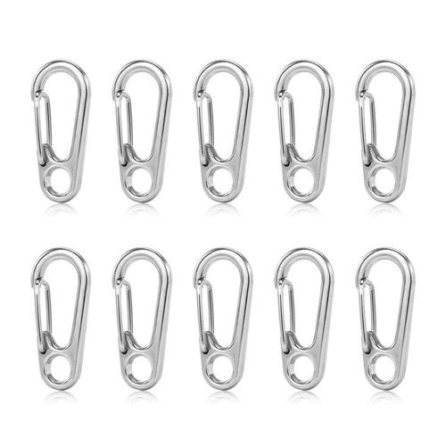 1-50X Paracord Carabiner Snap Spring  Clip Hook Keyring EDC Survival Tool UK