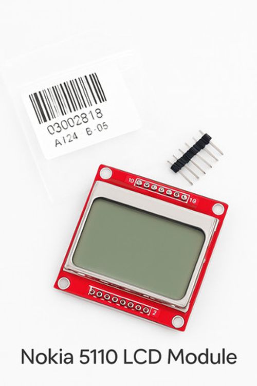 Nokia 5110 LCD Display Module (Red PCB) for Arduino/Raspberry Pi 84*48