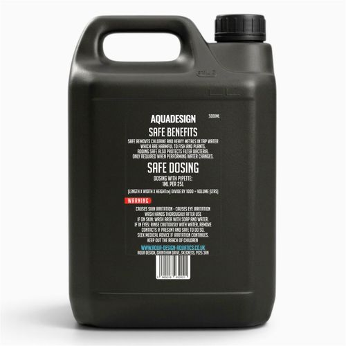 AquaDesign SAFE 5000ml Aquarium Fish Tank Tap Dechlorinator - TREATS 125,000L — image 2